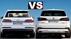 Audi Q7 vs BMW X5 (2021) Audi Q7 TFSI e Quattro vs BMW X5 xDrive45e! Battle of phev! (review)
