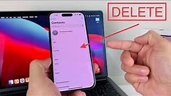 How to Delete ALL Contacts on iPhone (2 Methods)