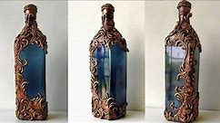 Glass Bottle Art / Glass Bottle Craft Ideas