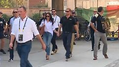 Prince Harry and girlfriend holding hands at Invictus Games