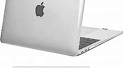 MOSISO Compatible with MacBook Air 13 inch Case 2022 2021 2020 2019 2018 Release A2337 M1 A2179 A1932 Retina Display with Touch ID, Plastic Hard Shell Case & Keyboard Cover Skin, Transparent
