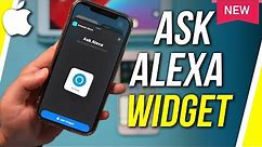 How to Add Amazon Alexa Widget on iPhone (Ask Alexa)