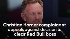 Christian Horner complainant appeals against decision to clear Red Bull boss