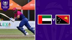 UAE v PNG | Match Highlights | Cricket World Cup 2023 Qualifier Play-Off