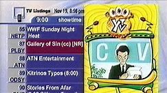 TV Listings, Nov 19 2000