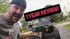 Coolster Mini Jeep 125cc 1 Year Review!
