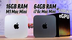M1 Mac Mini vs Intel i7 Mac Mini + eGPU for Pro Apps!