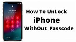 How to bypass iPhone screen lock | Unlock iPhone without password 100% success