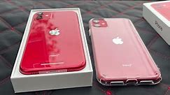 Unboxing Apple iPhone 11 Product Red 128gb