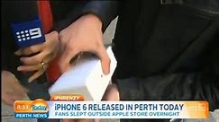 First man to buy iPhone 6 in Australia promptly drops it on live television. Epic fail