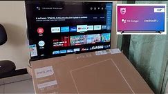 NOVA SMART TV LED PHILIPS 43 POLEGADAS ANDROID CONFIGURANDO