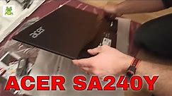 Unboxing Acer SA240Y - zero frames FULL HD MONITOR