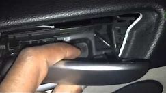 2010-2012 BMW X5 e70 driver door panel removal