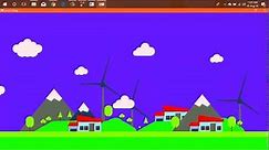 Smart Village OpenGL CG Mini Project Using C++ With Source Code | *Astrasoft Academy*