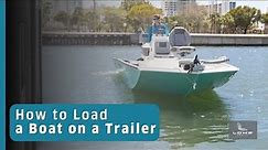 How to Load a Boat on a Trailer | Lowe Boats
