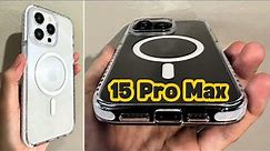 Torras clear magsafe iphone 15 pro max case