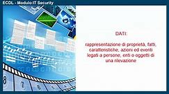 Corso di Sicurezza Informatica - ECDL-ICDL It Security