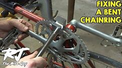 Straightening A Bent Chainring