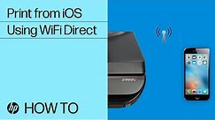 Print from iOS to an HP Printer Using Wi-Fi Direct | HP Printers | HP Support