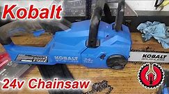 Kobalt 24V Chainsaw Review
