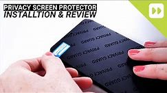 Do privacy screen protectors really work? (Installation & review)