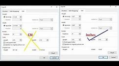 how to change centimeter to inches (Ms word 2019) Tagalog