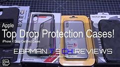 Top Apple iPhone X Cases with Drop Protection Certification