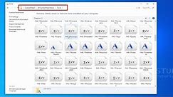 how to locate windows system fonts folder