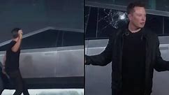 Elon Musk broke a Tesla Cybertruck window while proving how indestructible they were