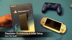 Playstation TV Unboxing & Initial Setup