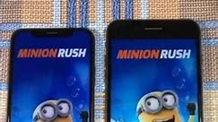 Minion faster on iPhone X vs 8 Plus #iphonecomparison #iphonetest #iphonelovers
