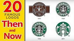 20 Famous Company Logos Then And Now