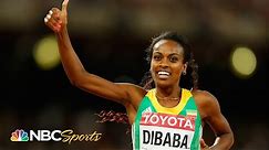 Dibaba breaks "unbreakable" 22 year old 1500m world record in 2015 | NBC Sports
