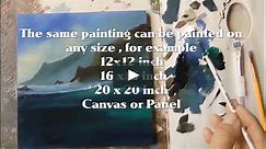 SUMMER STORM . Oil Painting Tutorial by Alan Kingwell