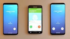 Samsung Galaxy S5 vs Samsung Galaxy S9+ vs S8+ incoming call