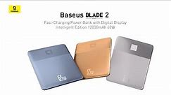 Baseus Blade2 Fast Charging Power Bank! Ultimate Slim & Smart ⚡🔋Intelligent Edition 12000mAh 65W