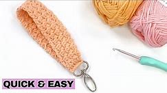 Crochet Wristlet Keychain - Quick and Easy Crochet Projects