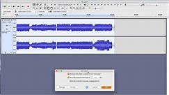 How to transfer a Cassette Tape to MP3 on your computer using Audacity.