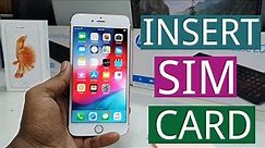 iPhone 6S PLUS HOW TO: Insert / Remove a SIM Card