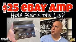 I Bought a $25 Amplifier on eBay Rated for 600 watts...Let's Test It [4K]