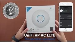 Unifi AP AC lite - Easy step by step setup using only your mobile phone!