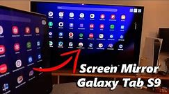 How To Screen Mirror Samsung Galaxy Tab S9, S9+, S9 Ultra To LG Smart TV