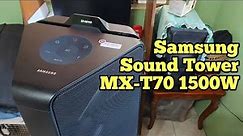 Unboxing, Special Features and Sound Test of the Samsung MX-T70 1500W Sound Tower