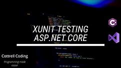 xunit test asp.net MVC Core project