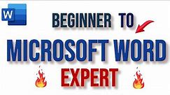 How to use Microsoft Word (Beginner's guide 2021)