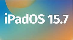 How to Update iPad to iPadOS 15.7 | iOS 15.7
