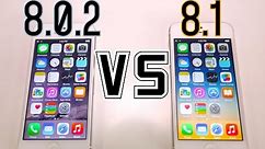 iOS 8.0.2 VS 8.1 - Is It Faster? + What's New Review