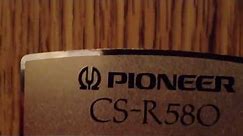 Cs-r580 pioneer speakers