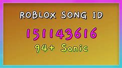 94+ Sonic Roblox Song IDs/Codes