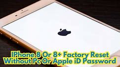 How To Factory Reset iPhone Without Pc or Apple iD Password - 2023